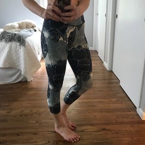 JIVA Active Flex Capri - Blue/Green